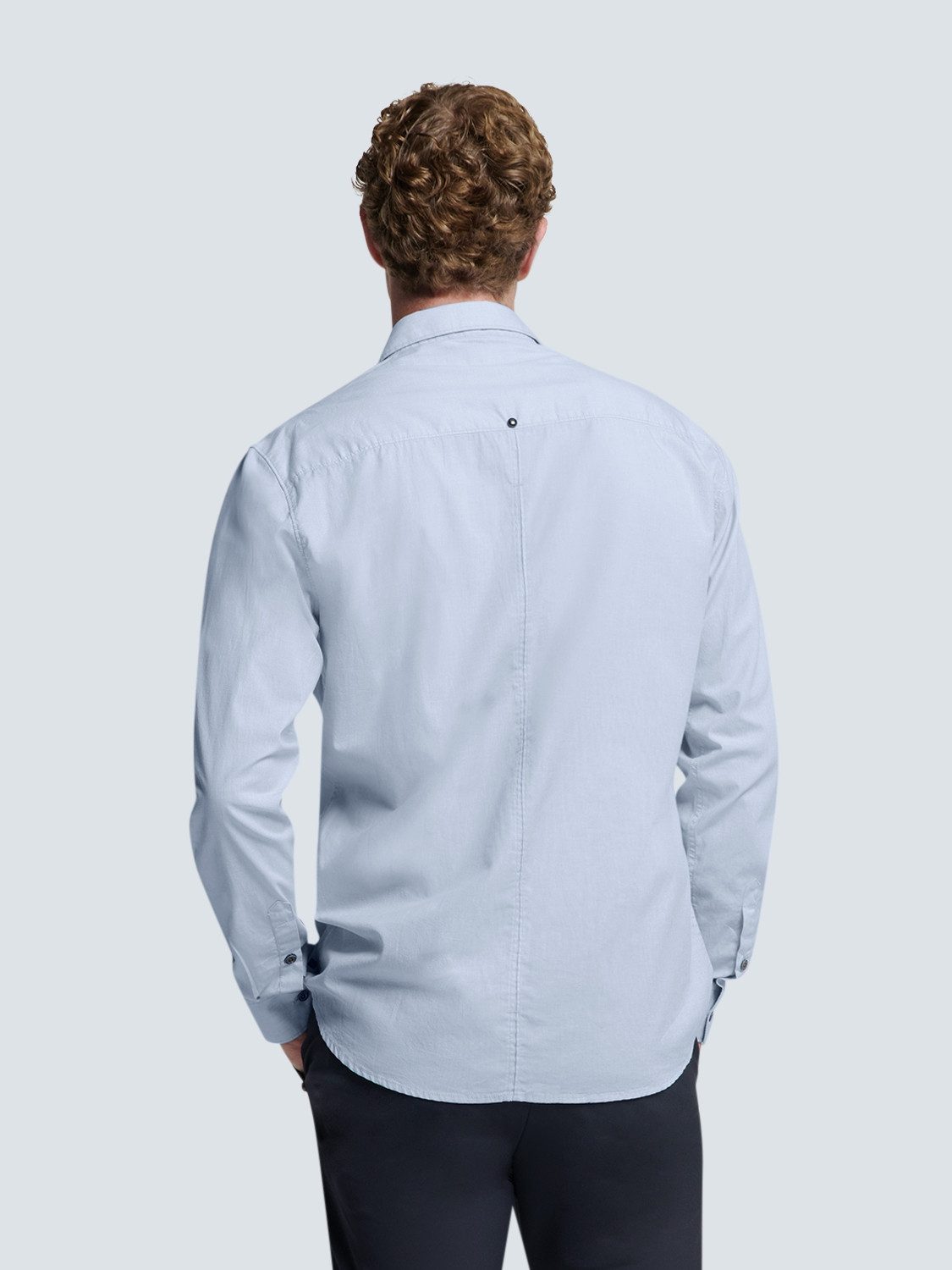 NO EXCESS Langarmhemd mit Teilungsnaht hinten günstig online kaufen