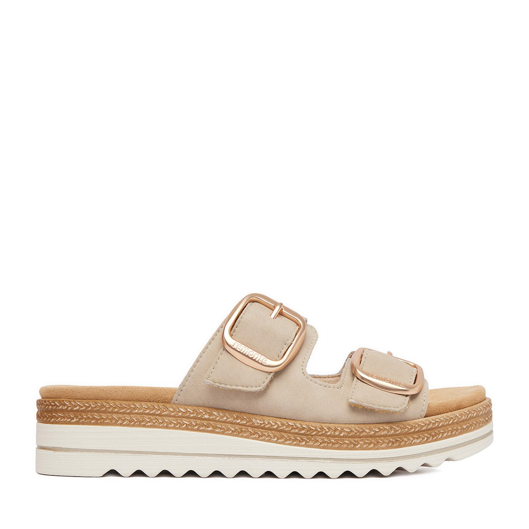 Remonte Remonte Damen-Flip-Flops Beige Badepantolette