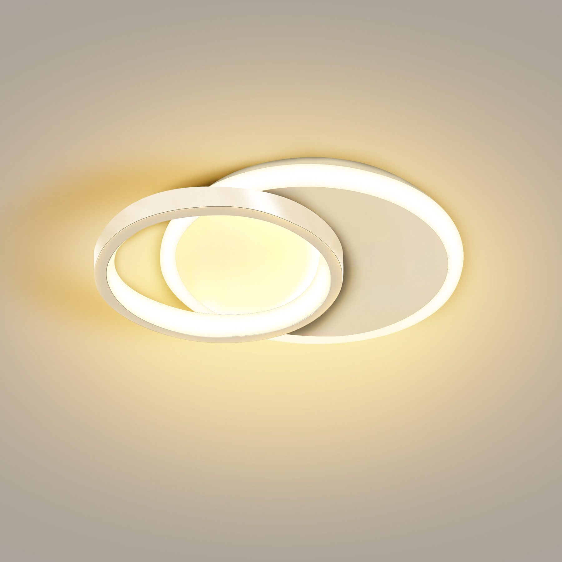Senmudi Deckenleuchte LED Deckenleuchte Wohnzimmer Schlafzimmer günstig online kaufen