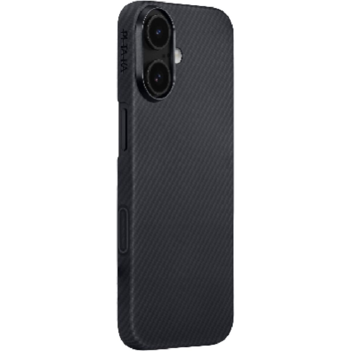 Pitaka Smartphone-Hülle Ultra-Slim Case for iPhone 17 Black/Grey Twill