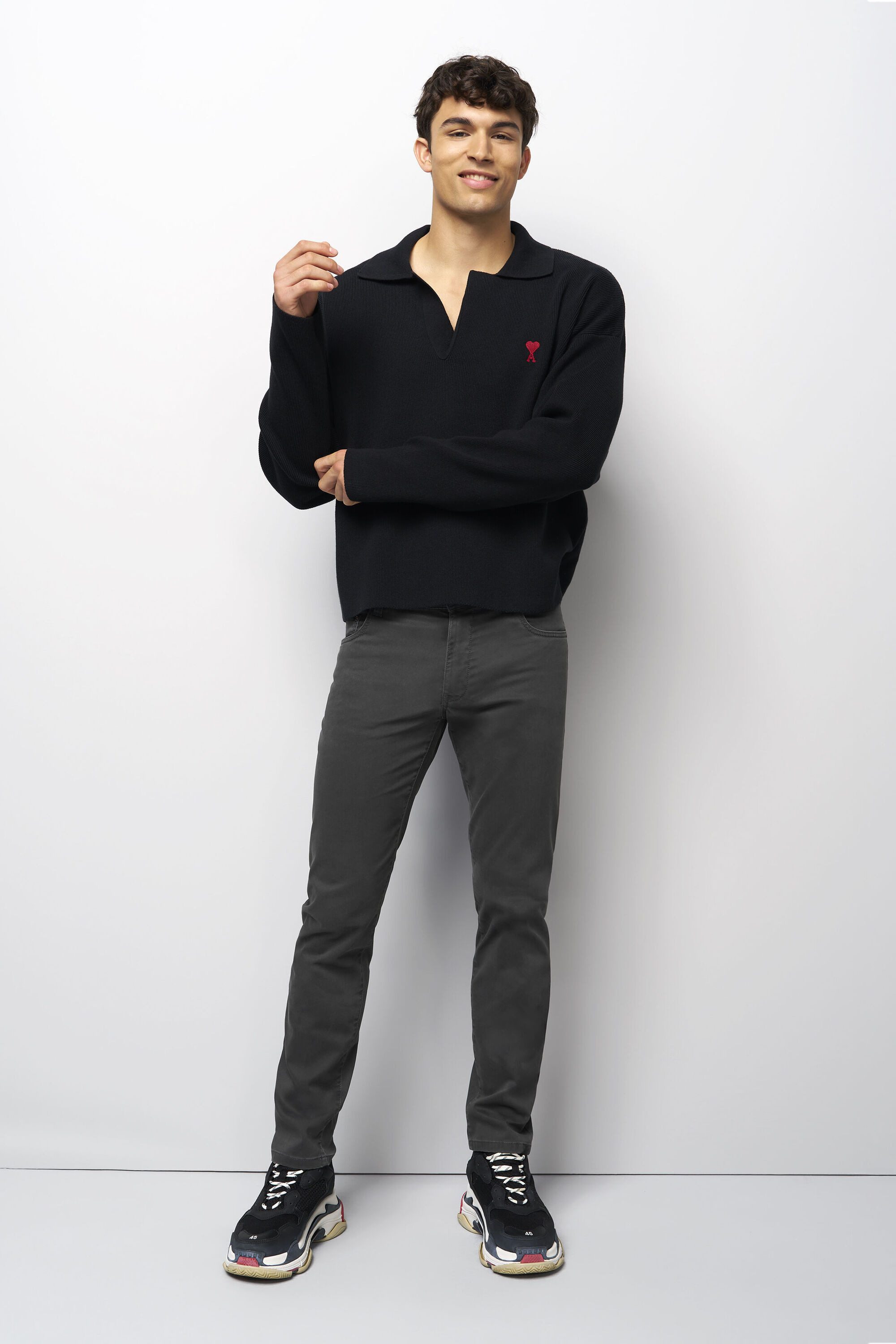MEYER Chinos M5 Five Pocket M5 Five aus High Performance Satin