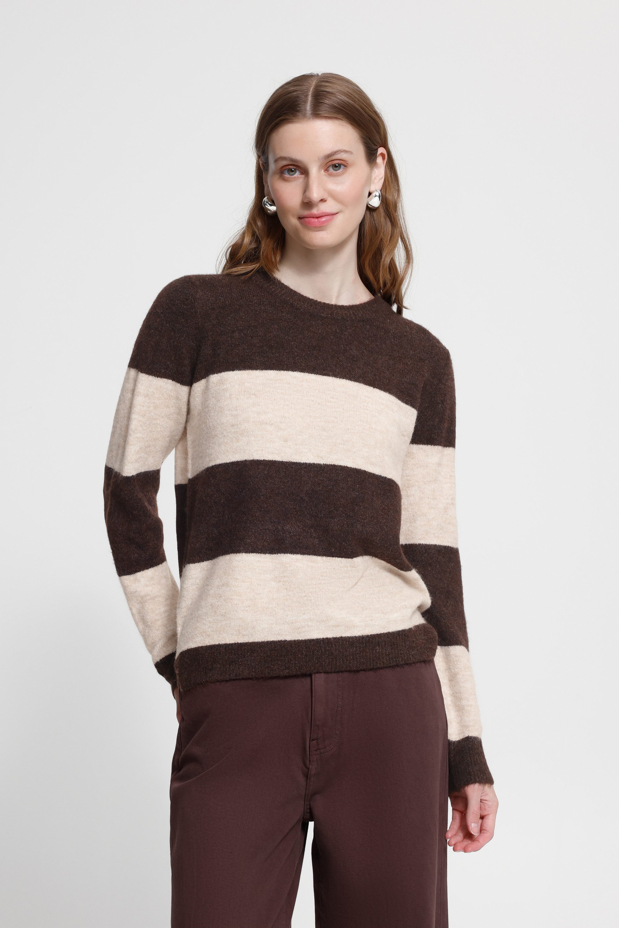 Strickpullover Langarm IHEDEEN