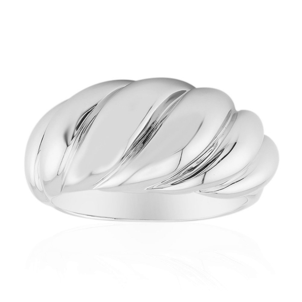 Silberring Cavill Ring aus 925er Sterlingsilber, platinierter Damenring modern