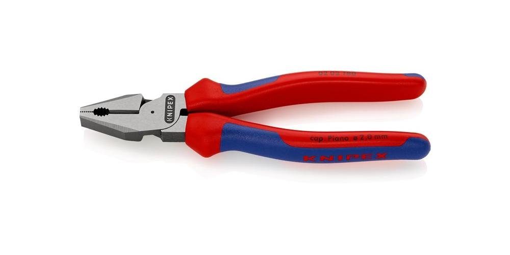 Knipex Kombizange Kraftkombizange DIN ISO 5746 L.180mm max. 16mm2 mit Facette Mehrkomponenten-Hülle DIN ISO 5746