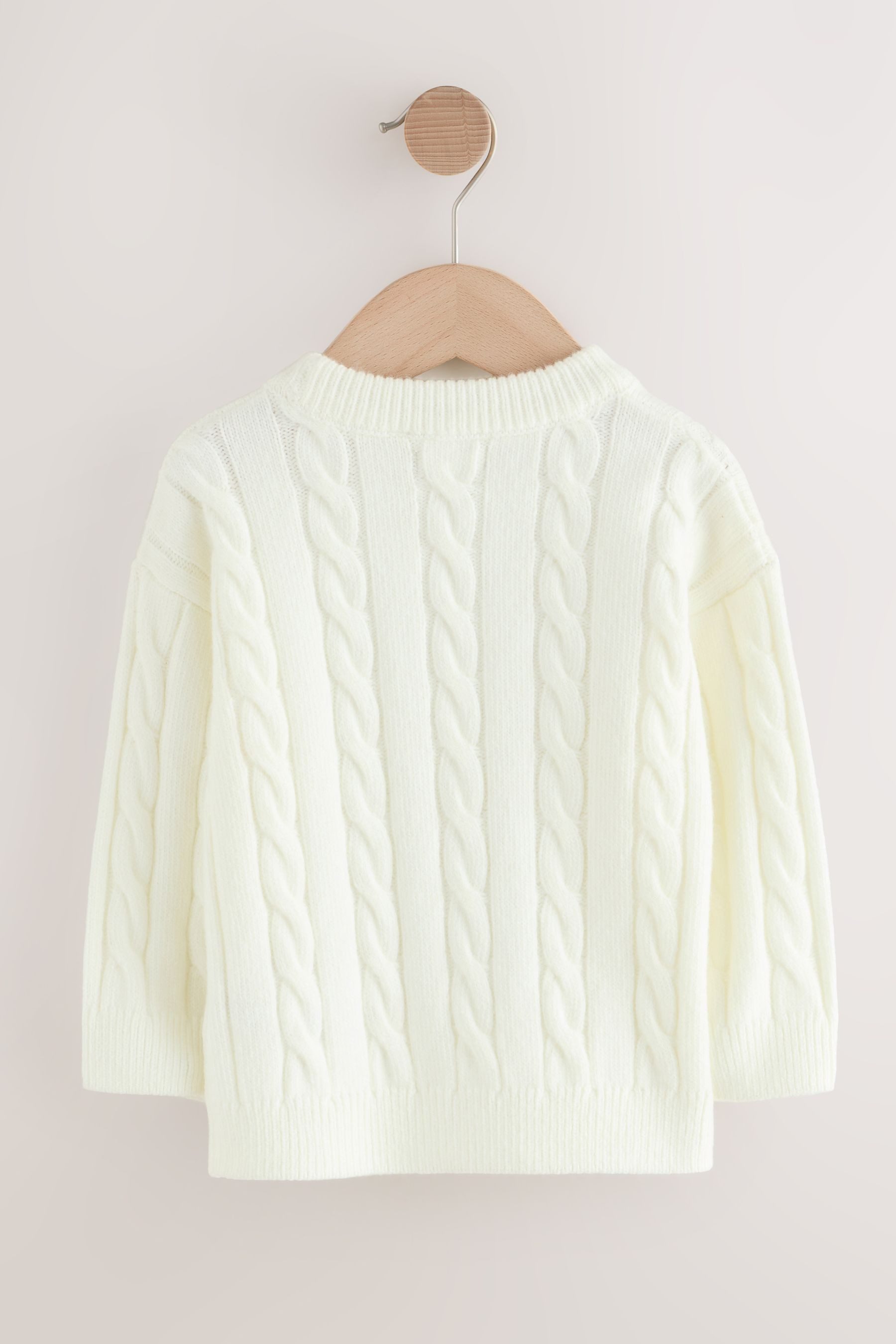 Next Rundhalspullover Rundhals-Pullover mit Zopfstrickmuster + günstig online kaufen