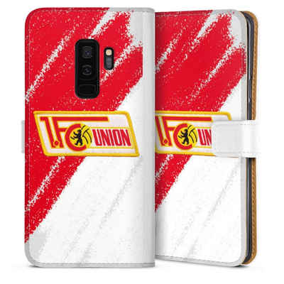 DeinDesign Handyhülle Offizielles Lizenzprodukt 1. FC Union Berlin Logo, Samsung Galaxy S9 Plus Hülle Handy Flip Case Wallet Cover