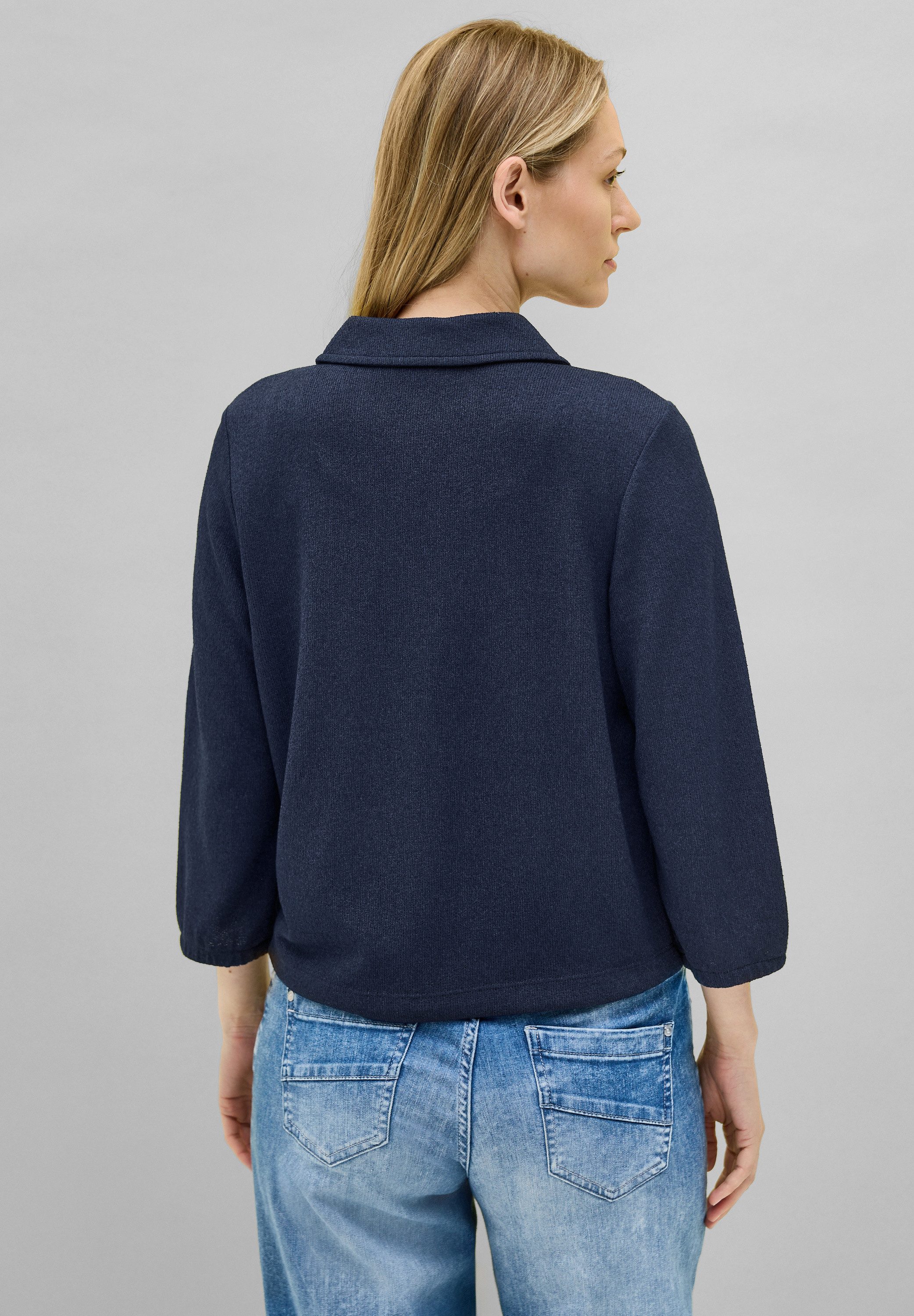 CECIL Cardigan aus elastischem Materialmix