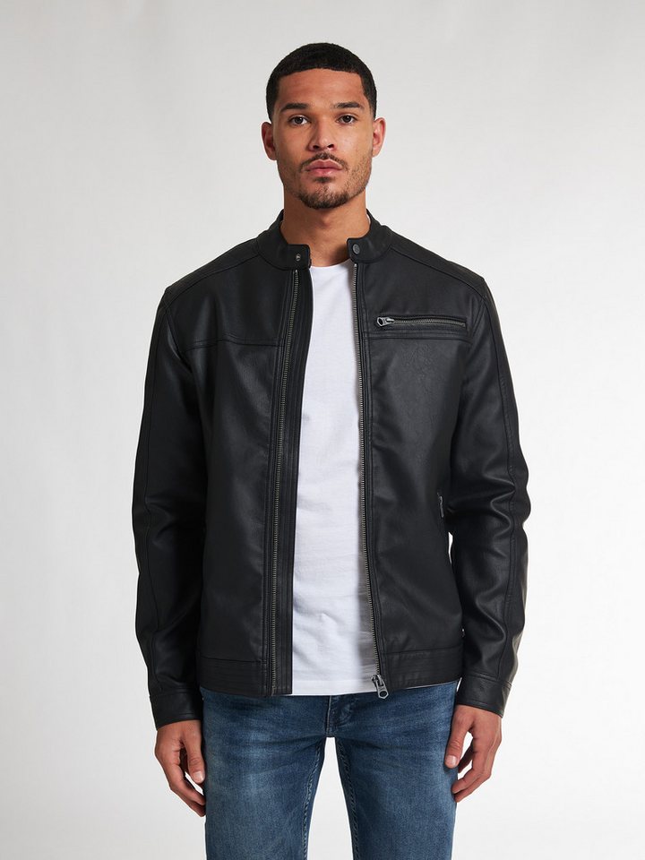 Petrol Industries Winterjacke PU Bikerjacke Maverick