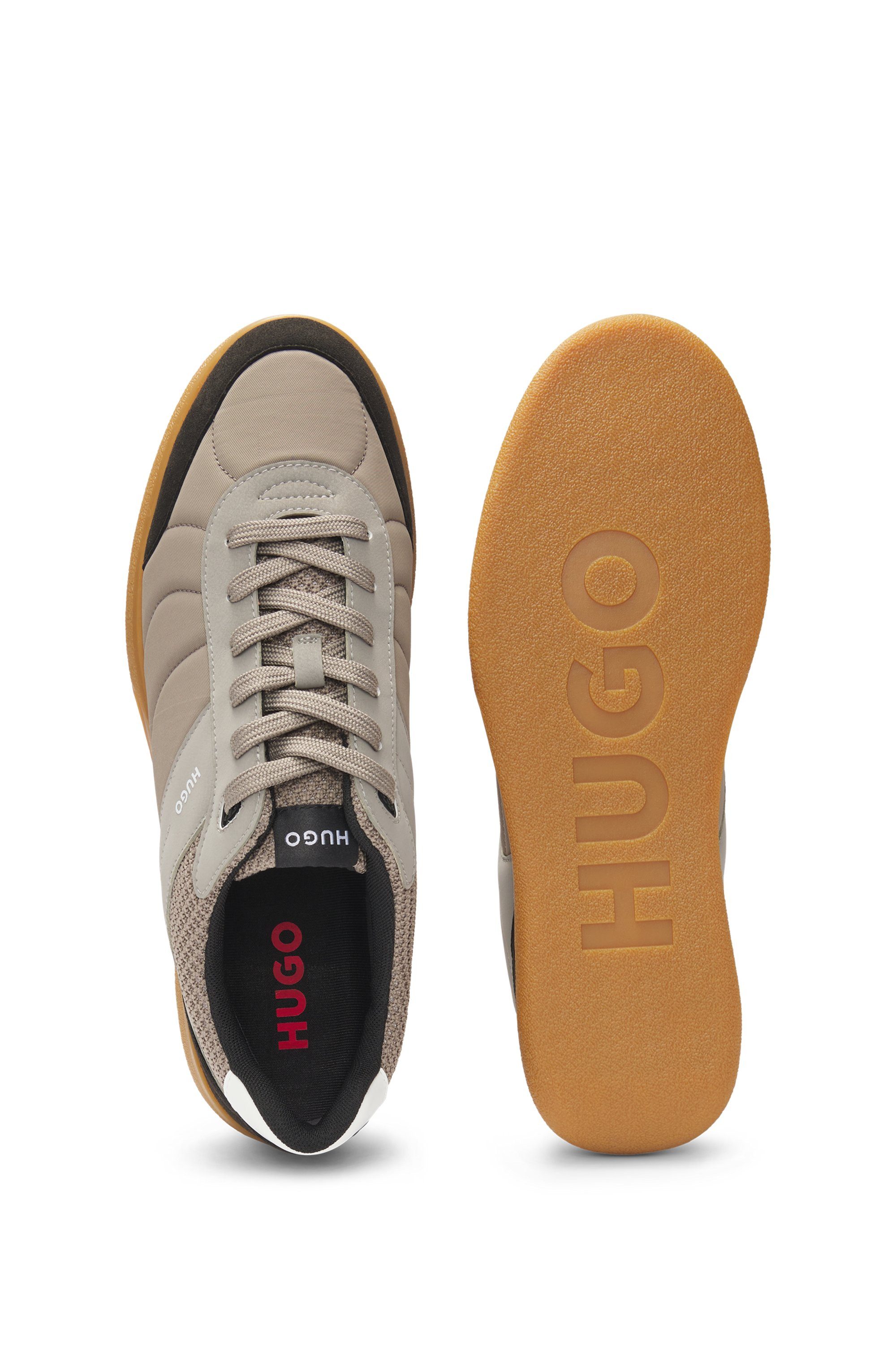 HUGO Riven_Tenn Sneaker Freizeitschuh, Retro-Sneaker, Halbschuh, Trend Snea günstig online kaufen