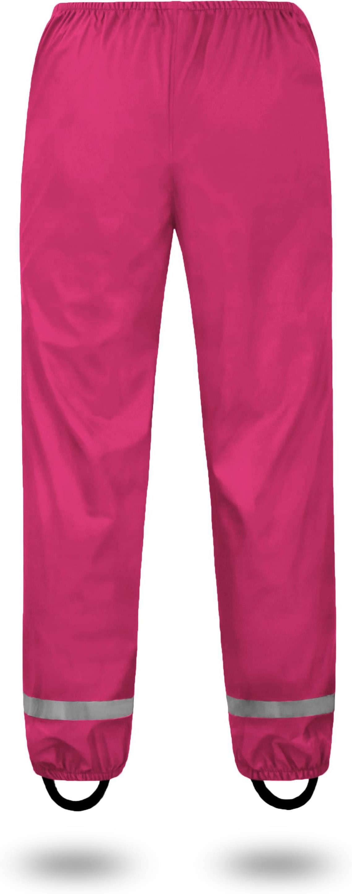 normani Regenhose Kinder Regenhose York Jungen und Mädchen - Wind- und wasserdichte Regenhose mit Reflektoren