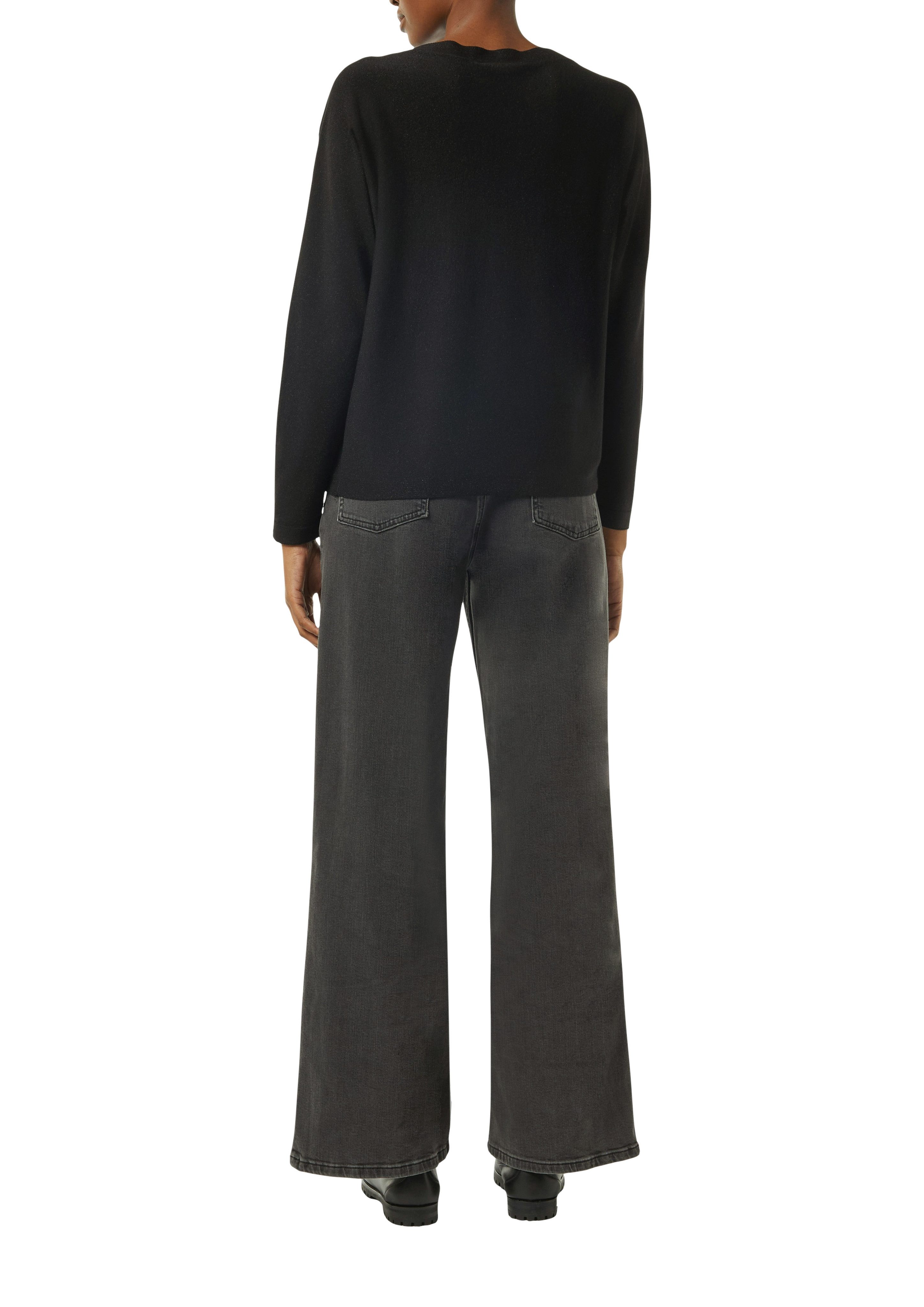 comma Strickpullover mit Glitzergarn