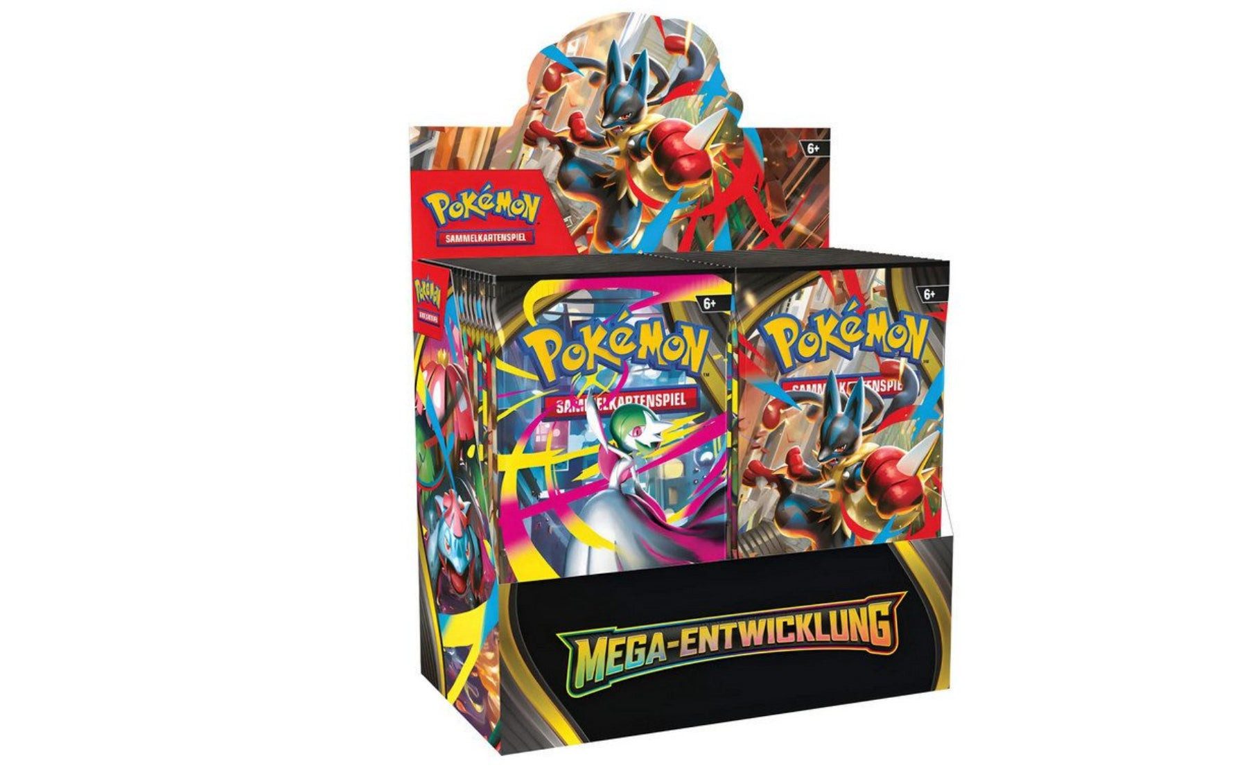 The Pokémon Company International Sammelkarte Pokémon Display 36 Boosterpacks Mega-Entwicklung