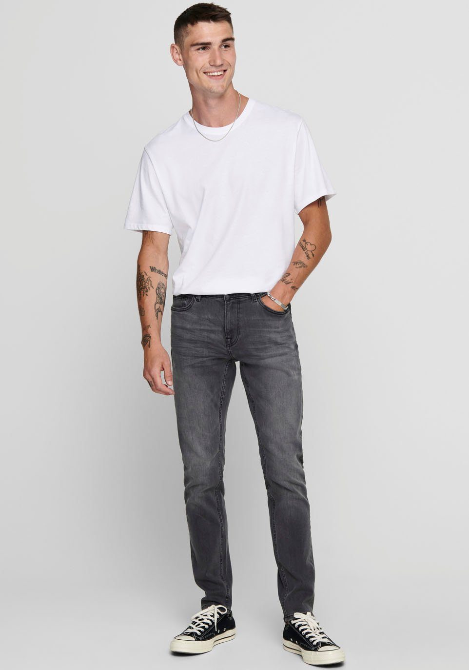 ONLY & SONS Skinny-fit-Jeans Warp – Bild 4 von 5
