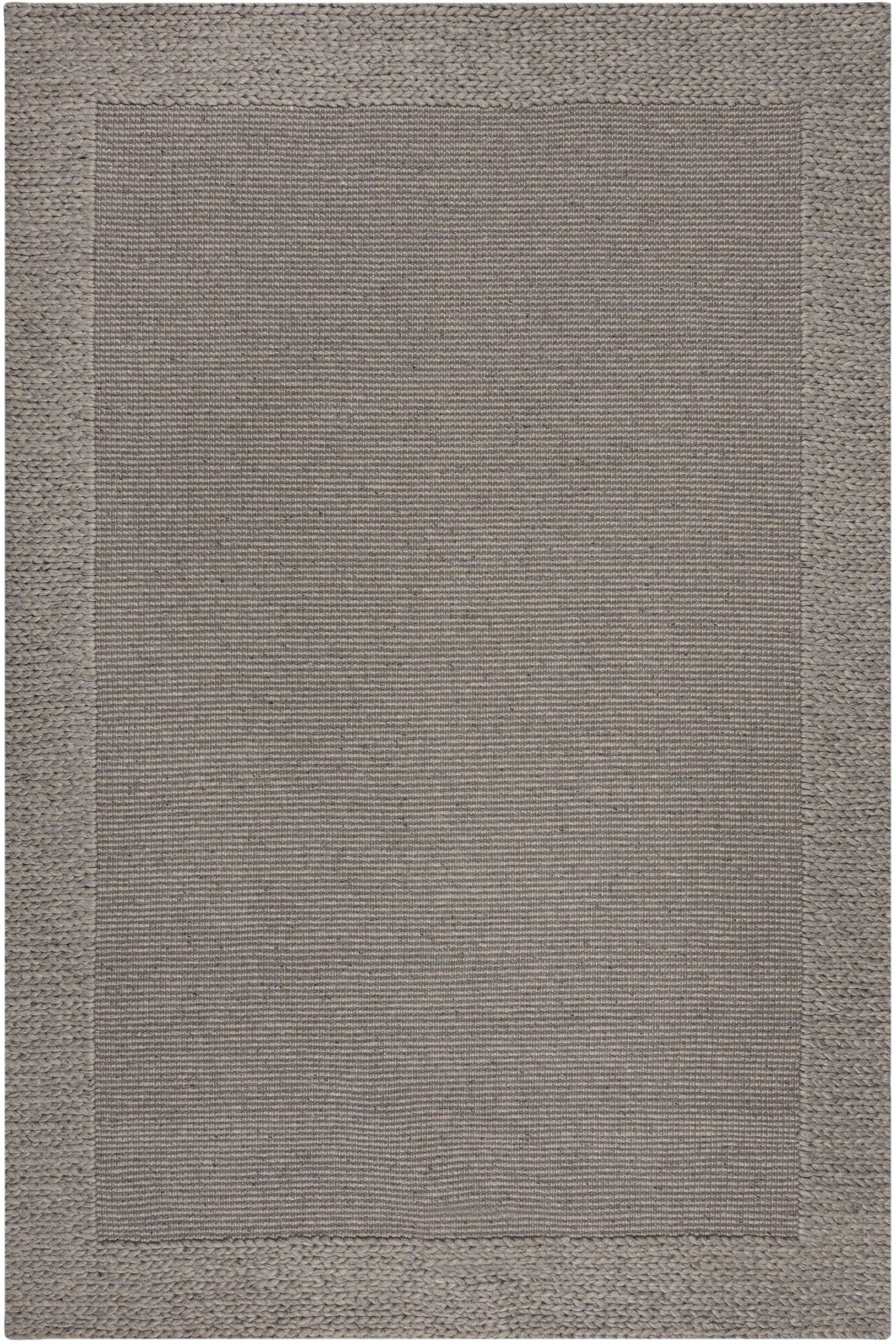 Teppich, FLAIR RUGS, rechteckig, Höhe: 10 mm Grau | Kurzflor-Teppiche