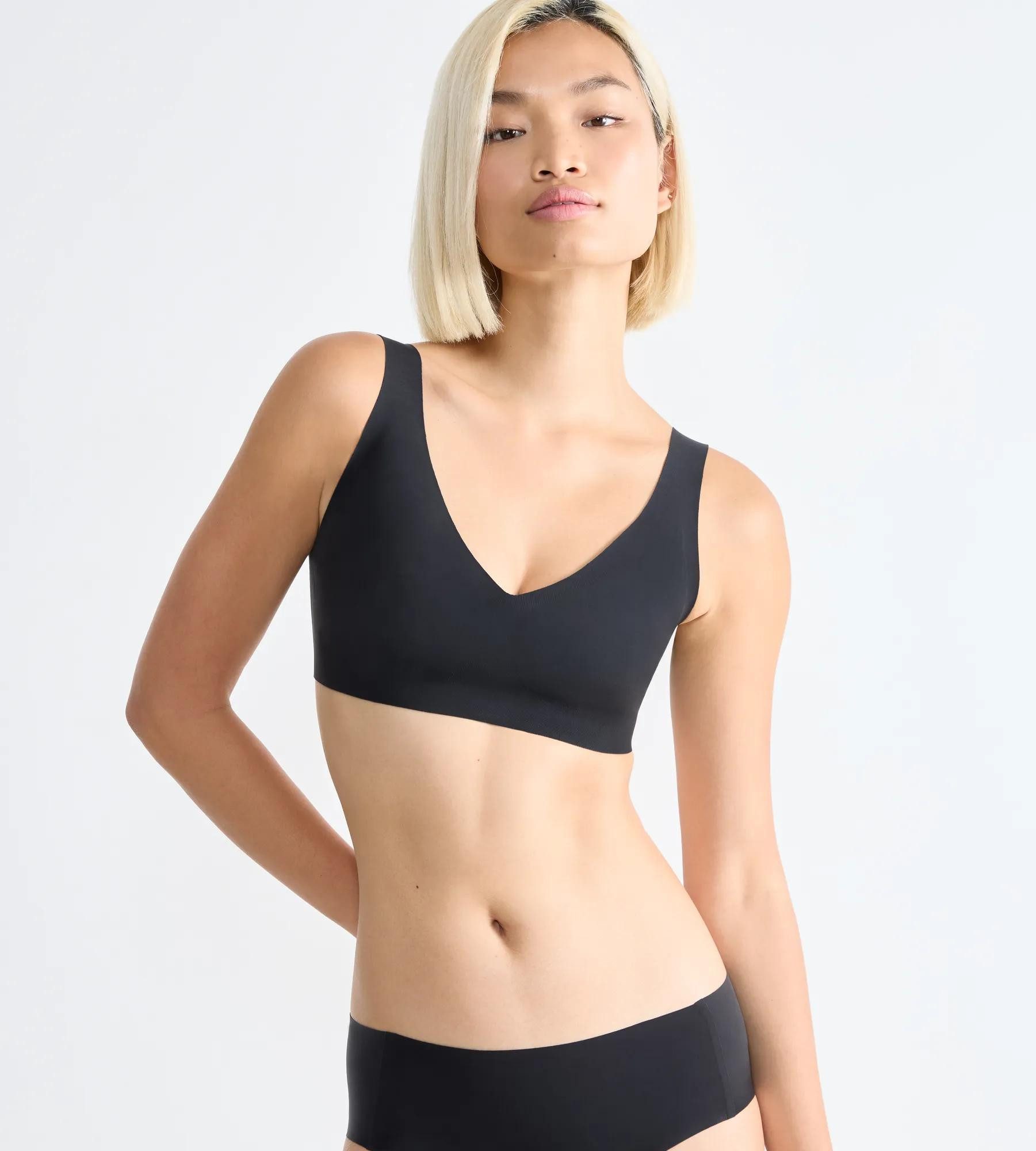 Sloggi Bralette ZERO Feel 2.0 mit herausnehmbaren Pads, mittlerer Halt, Mikrofaser