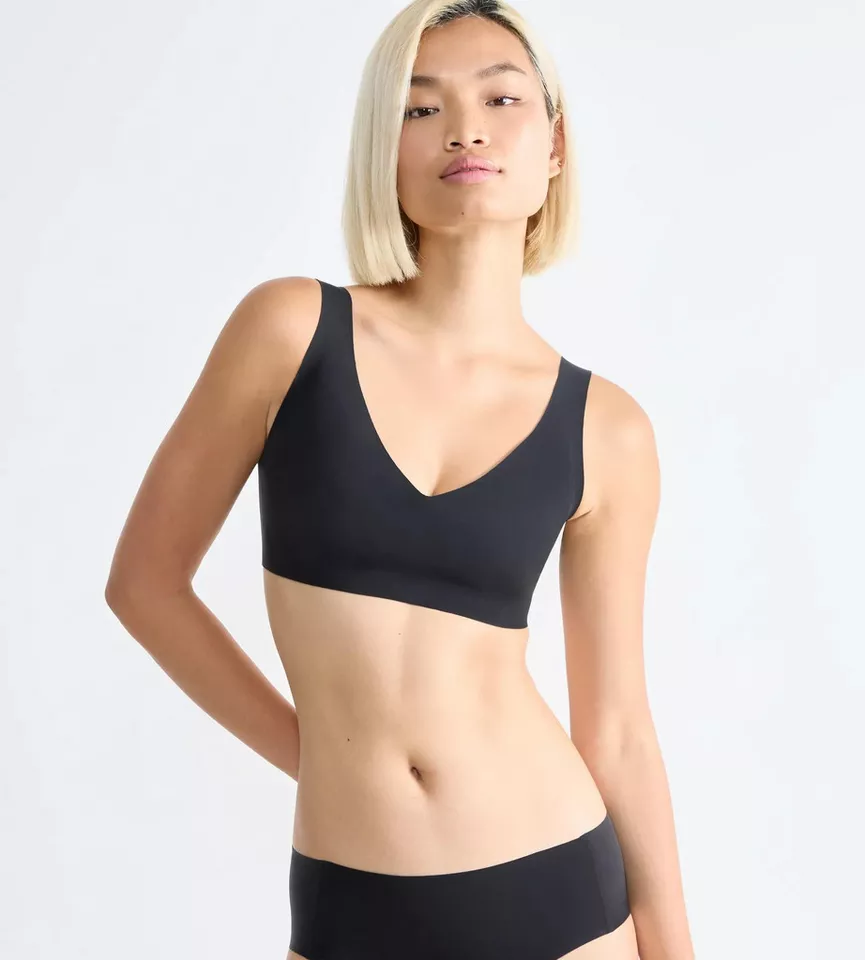 Sloggi Bralette ZERO Feel 2.0 mit herausnehmbaren Pads, mittlerer Halt, Mikrofaser