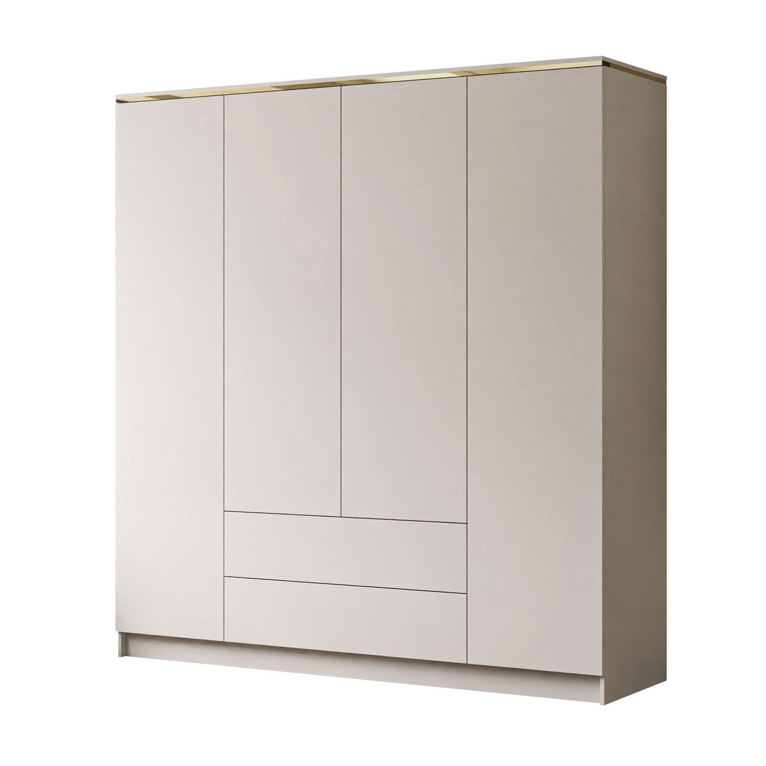 Lookway Kleiderschrank AURORA 4D2SZ KASCHMIR mit günstig online kaufen