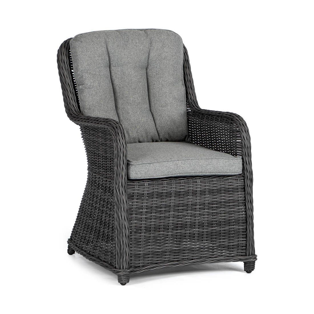 osoltus Gartenlounge-Sessel osoltus Hayling Gartensessel mit Auflagen Poly Rattan Grau Anthrazit