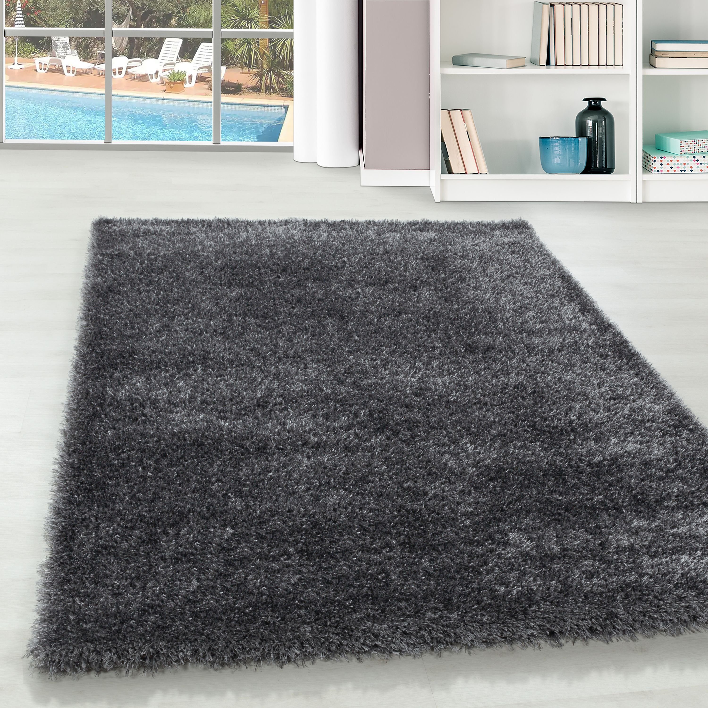 Teppium Teppich Unicolor - Einfarbig, Rechteckig, günstig online kaufen