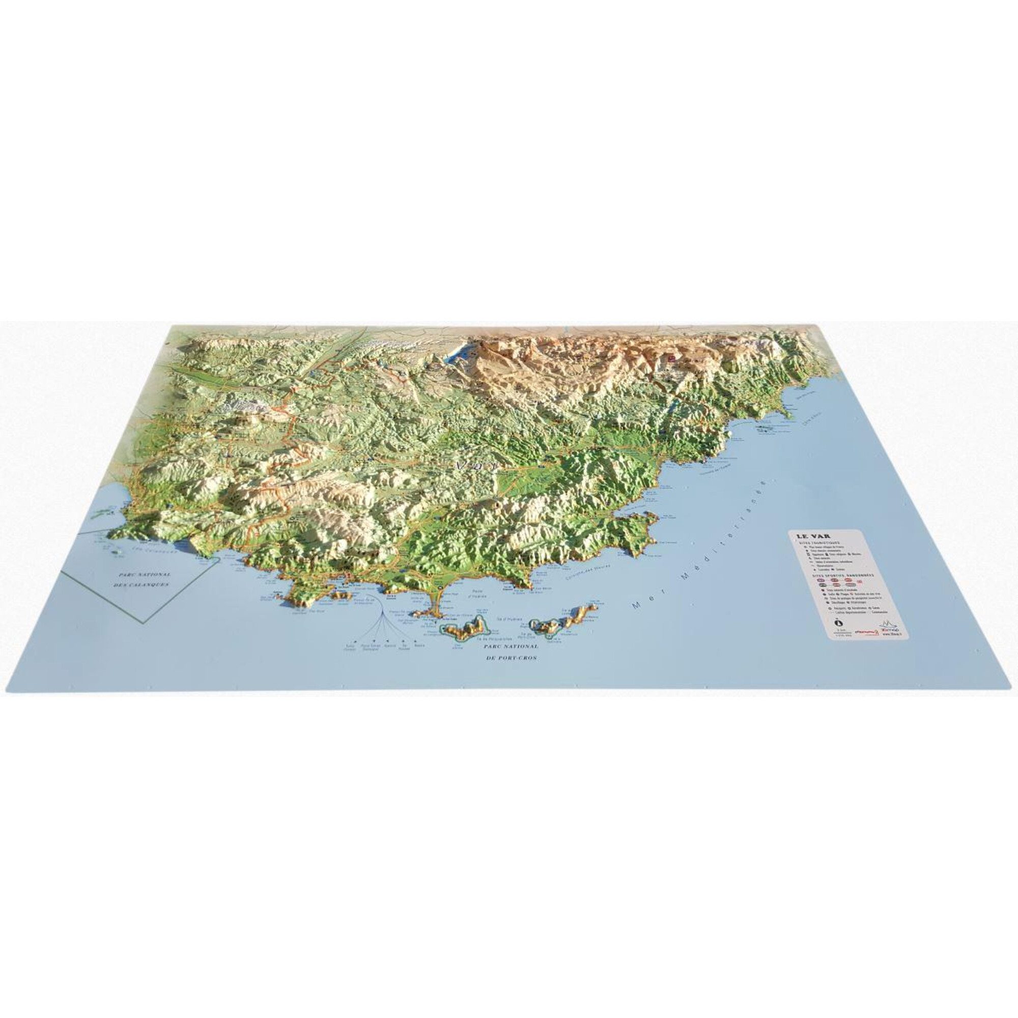 3Dmap Globus 3Dmap Regional-Karte Le Var