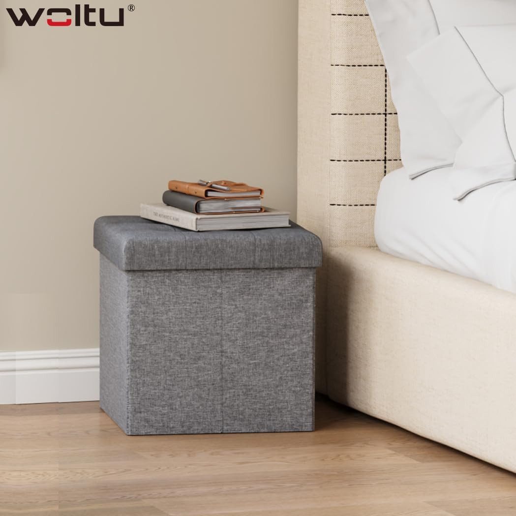 Woltu Sitzhocker (1 St), Deckel abnehmbar, Gepolstert, faltbar Truhen günstig online kaufen