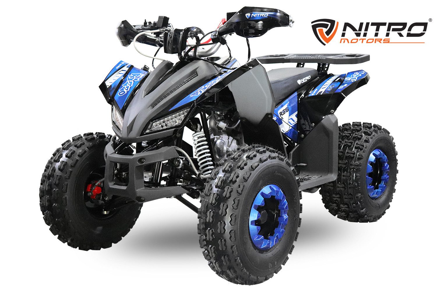 Quad 125cc midi Kinder Quad Rizzo RS8-A Platin Kinderquad