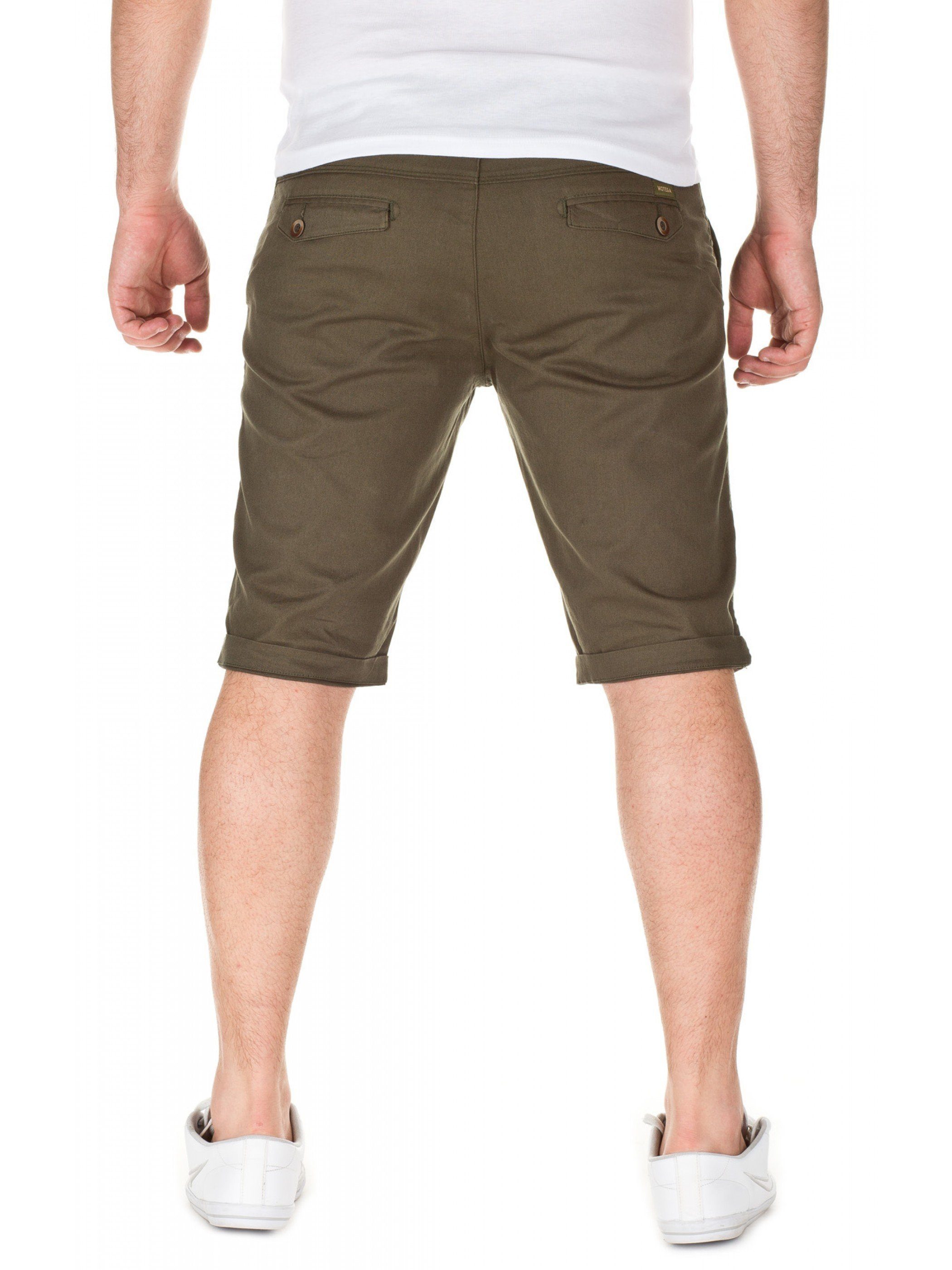 WOTEGA WOTEGA Unifarbe Grün Alex Chino 5637) night in - shorts Shorts (olive