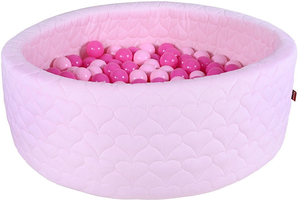 Knorrtoys® Bällebad Soft, Heart Rose, mit 300 Bällen soft pink; Made in Europe