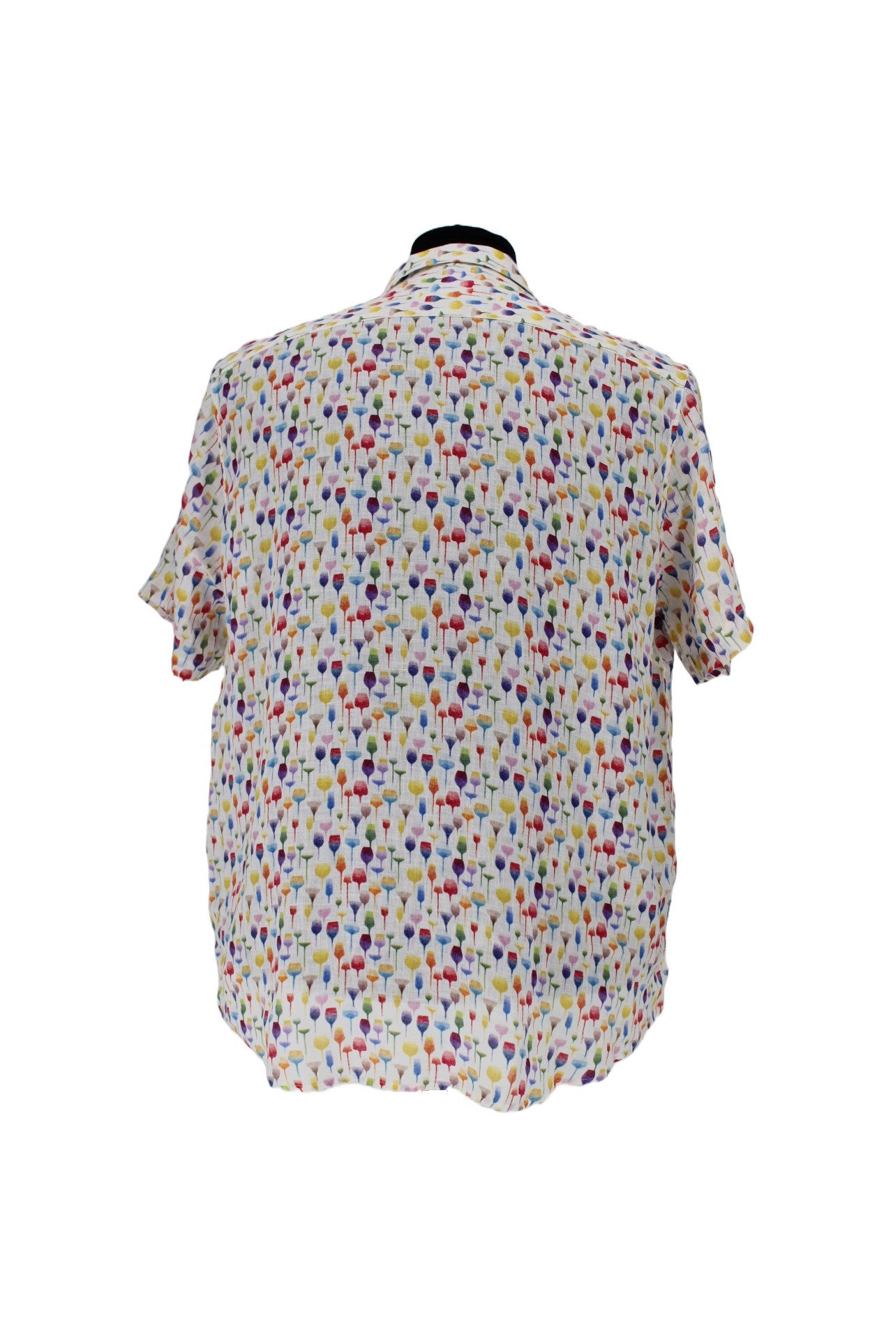 Tom RUSBORG Kurzarmhemd Weiß