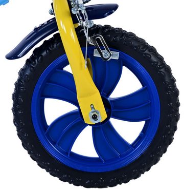 Volare Kinderfahrrad Marvel Spidey, Blau, 12 Zoll, (1-tlg), abnehmbare Seitenräder, höhenverstellbarer Sattel und Lenker, Bremse