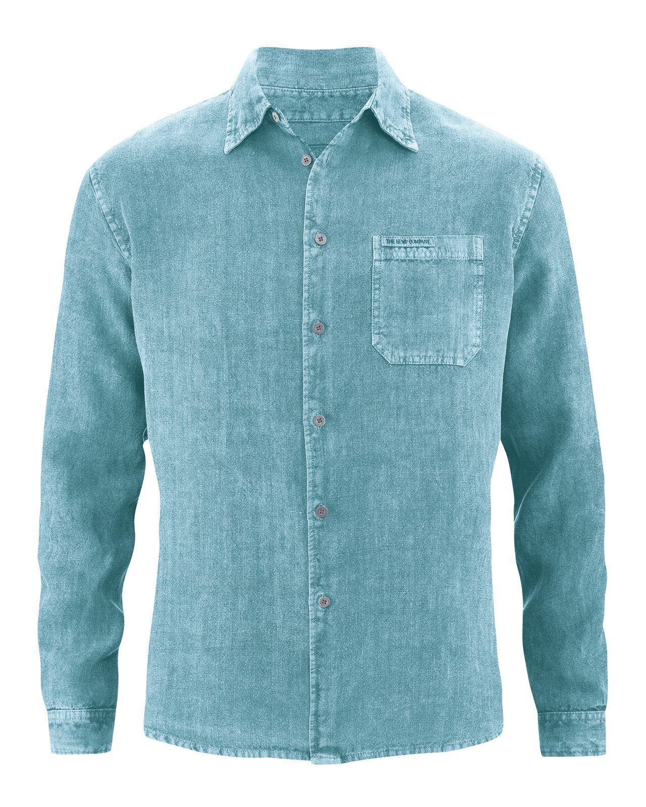 Langarmhemd Lässiges 100% Hanf Hemd - Casual Fit