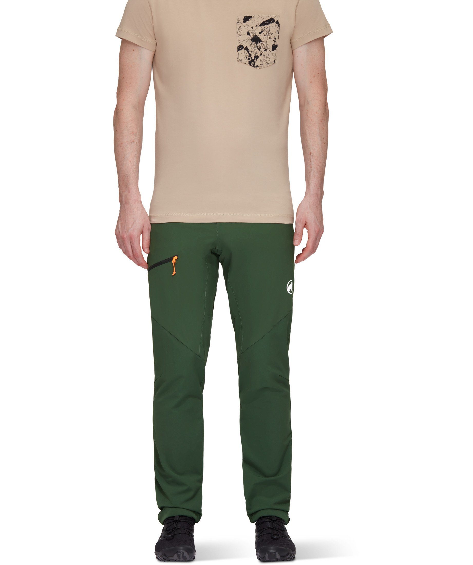 SO Courmayeur Pants Outdoorhose Mammut Softshell Men woods