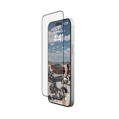 UAG Plus Tempered Glass für Apple iPhone 15 Pro Max, Displayschutzglas, [Zweifach gehärtetes Glas, Anti-Fingerabdruck, Inkl. Montagekit]