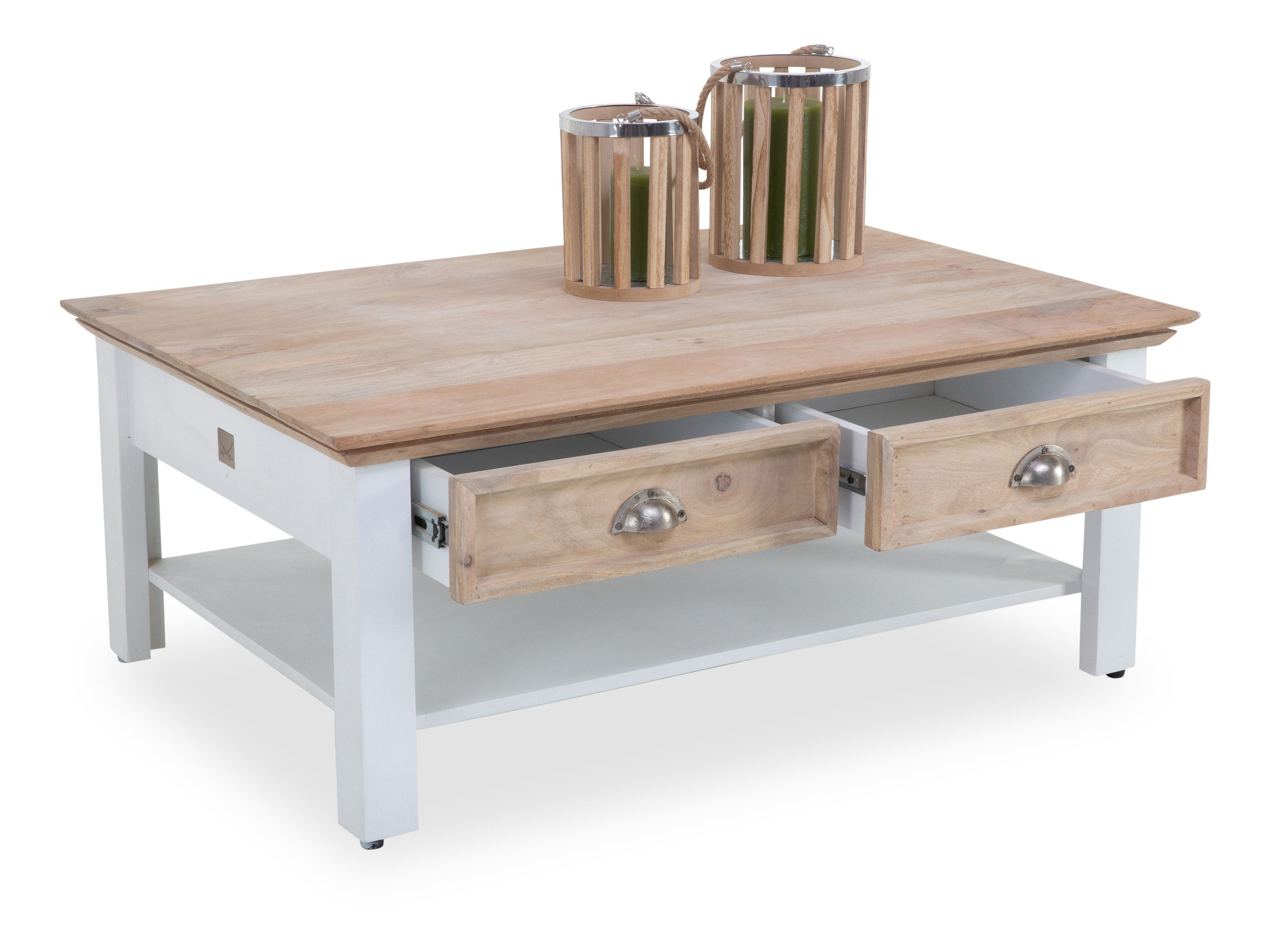 SANSIBAR LIVING Couchtisch Couchtisch SANSIBAR THORSTED BHT 111x44x76 cm braun Wohnzimmertisch