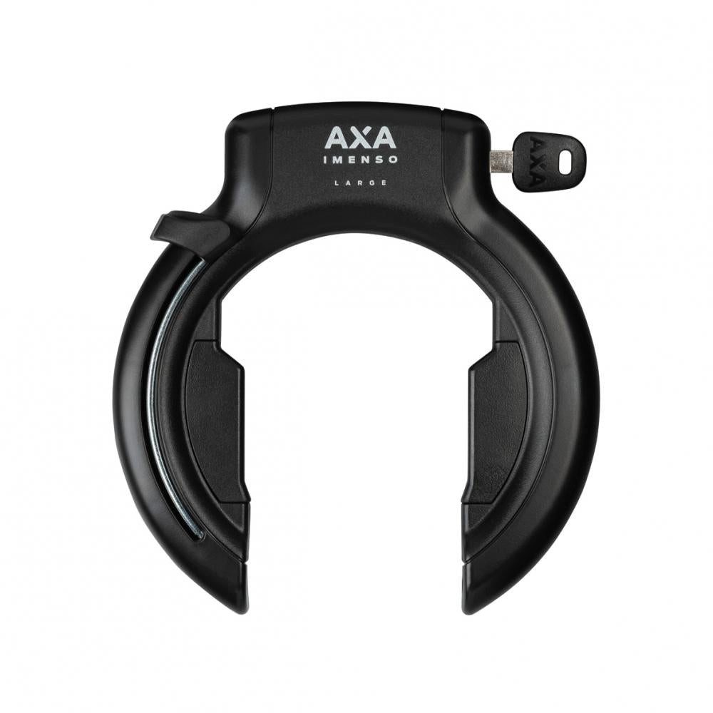 AXA Rahmenschloss Axa Rahmenschloss Imenso Large schwarz Öffnung 75mm Schlüssel abziehba