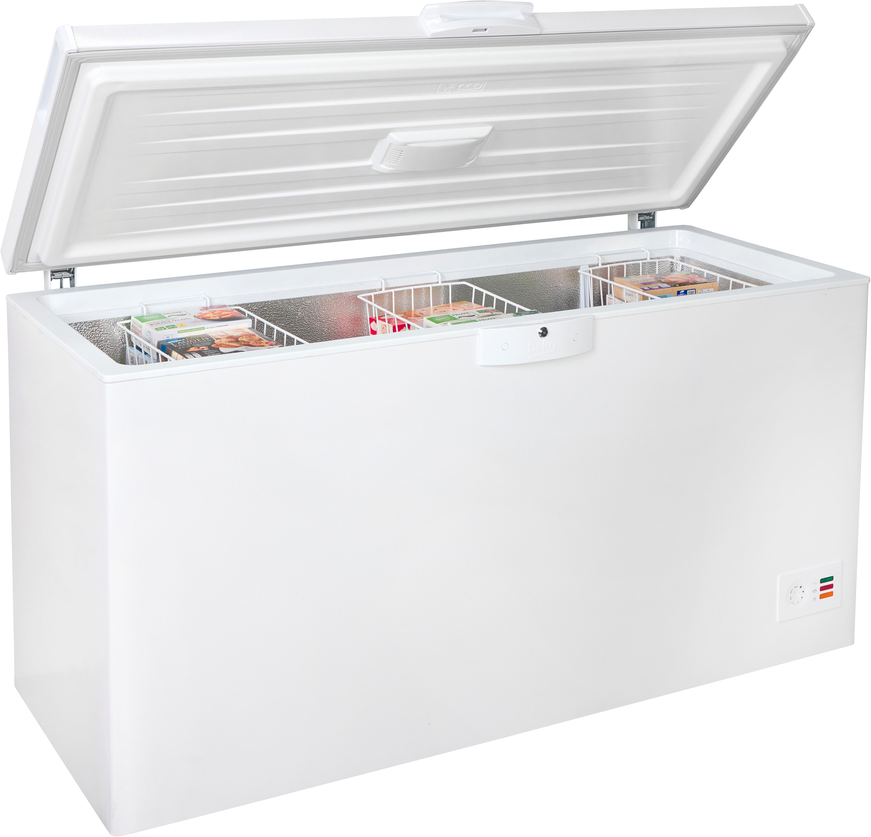 BEKO Gefriertruhe HSM46740 457500000014, 155,5 cm breit, 451 l