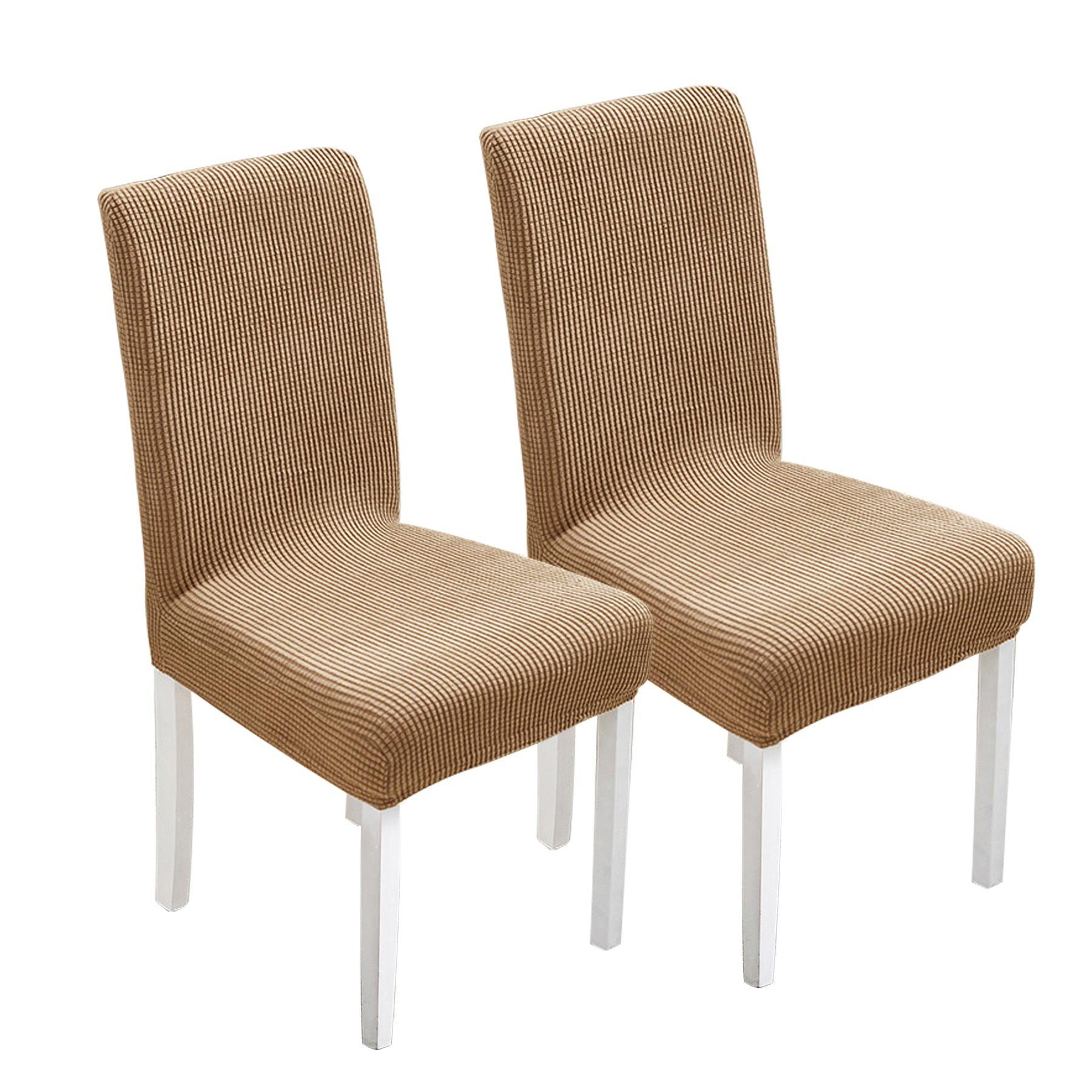 Simloveve Sitzflächenhusse Hochwertiger Stuhlbezug Stretch Stuhl günstig online kaufen