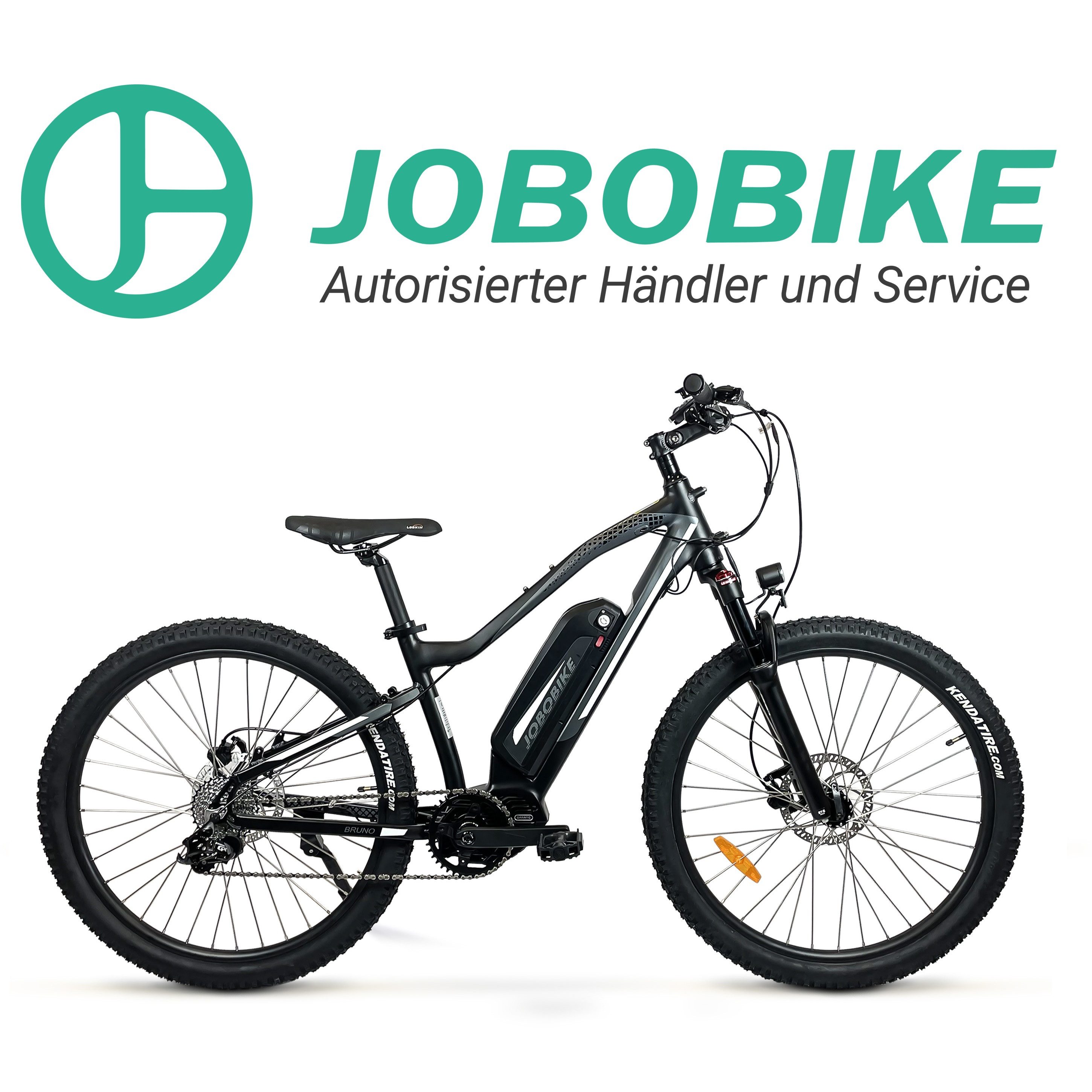 JOBOBIKE E-Bike BRUNO, 10 Gang, Mittelmotor