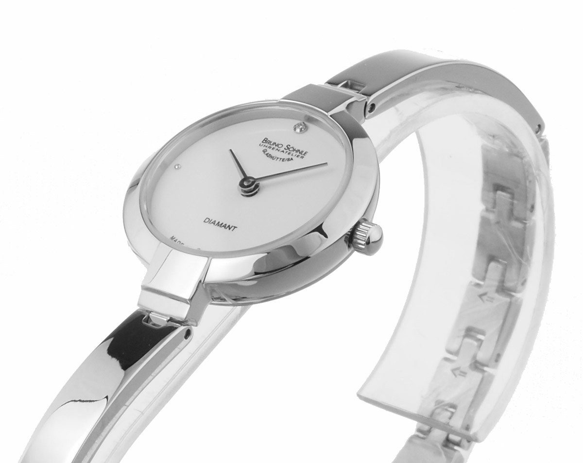 BRUNO SÖHNLE Quarzuhr Damen Uhr Latina III Brillant Saphirglas