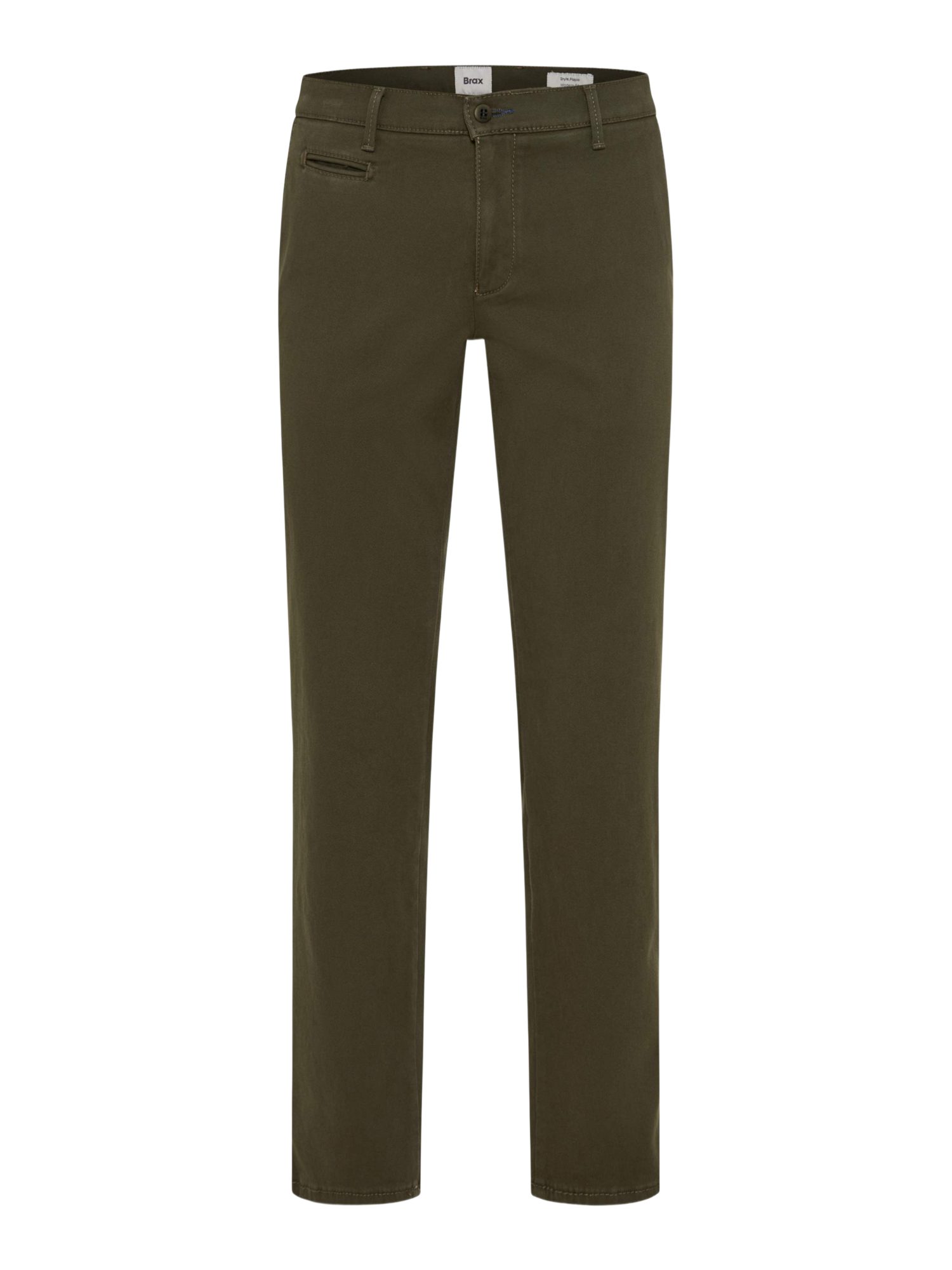 Brax Stoffhose grün,Casual,Baumwolle,Unifarben,Regular Fit,Mittel