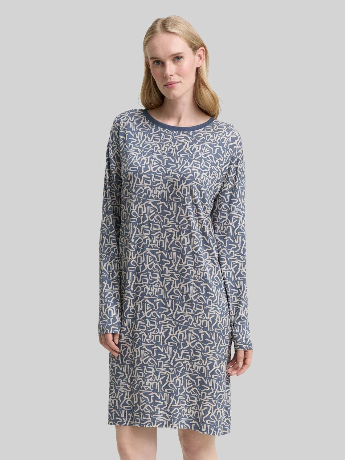TOM TAILOR Nachthemd Bodywear Gemustertes Nachthemd