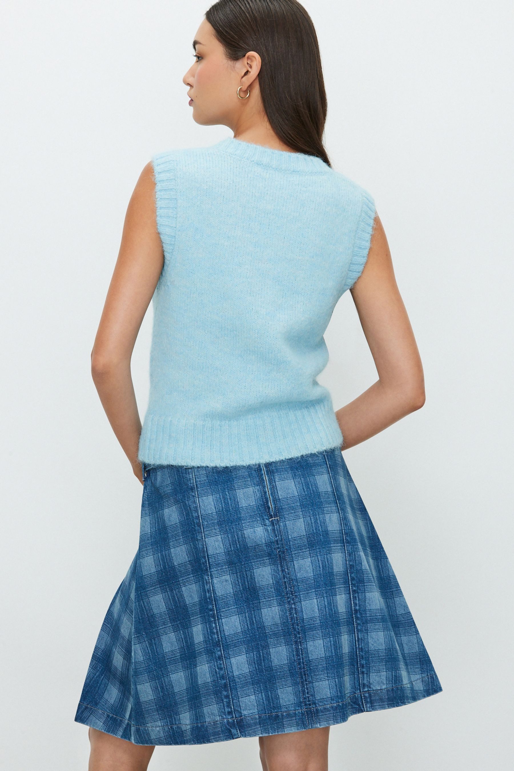 Next Trägertop Tank-Stricktop mit U-Ausschnitt und Alpakawolle (1-tlg) günstig online kaufen