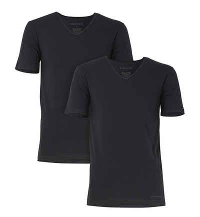 BALDESSARINI T-Shirt »Herren Unterhemd 2er Pack, V-Neck, Halbarm,«