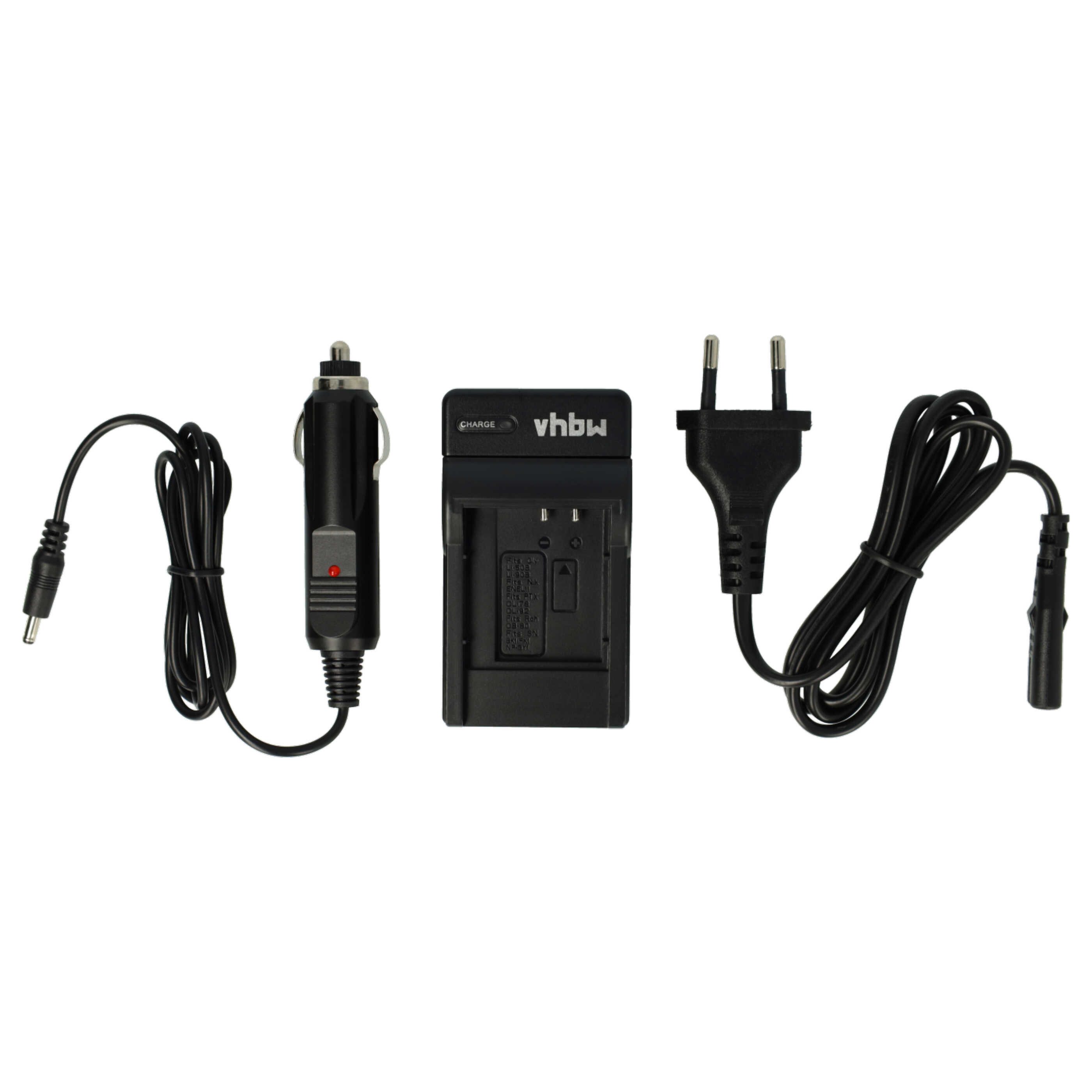 vhbw passend für Pentax Optio W80, W60, M50, L50, S1, M60, V20 Kamera / Kamera-Ladegerät