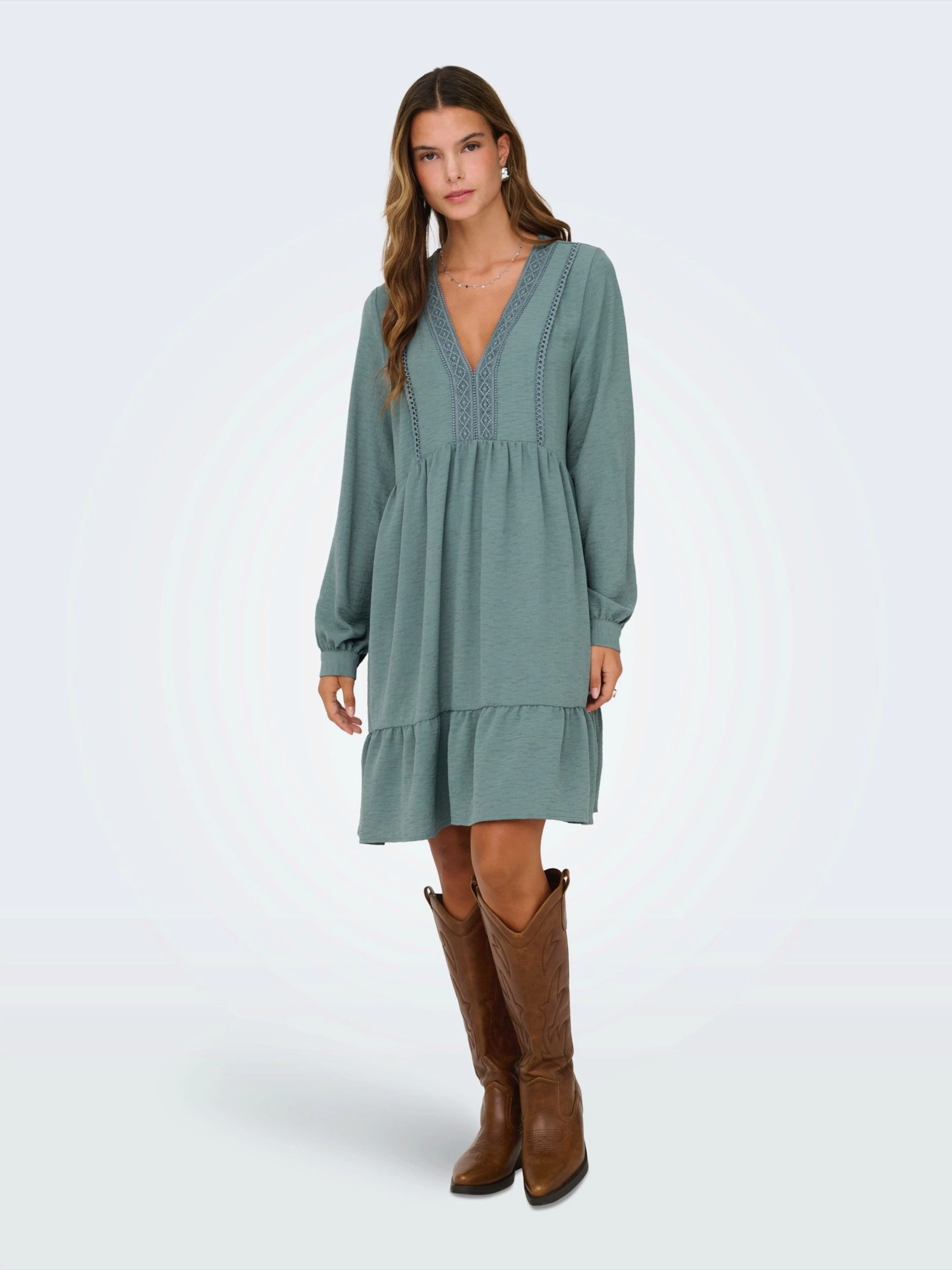 ONLY Midikleid ONLHARVEY (1-tlg) Volant