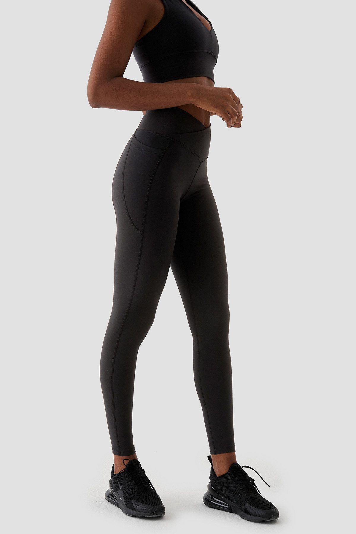 Superstacy Leggings Adele Sport-Leggings mit V-Gürtel