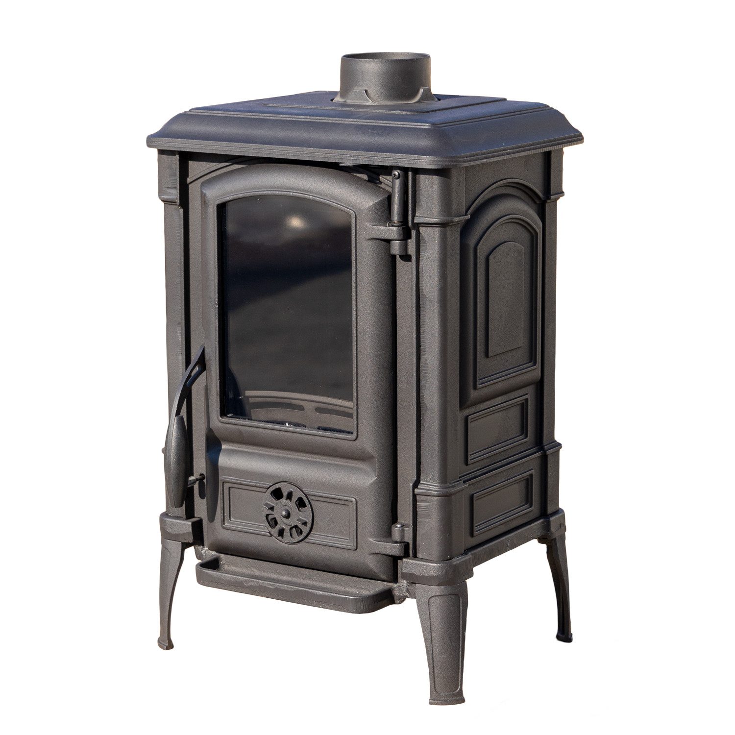 IKL LIVNICA - GUCA Kaminofen Dauerbrand Gusseisen Ofen Antik Holz Guca Arina Holzofen Klein Kamin, Zeitbrand, Dauerbrand