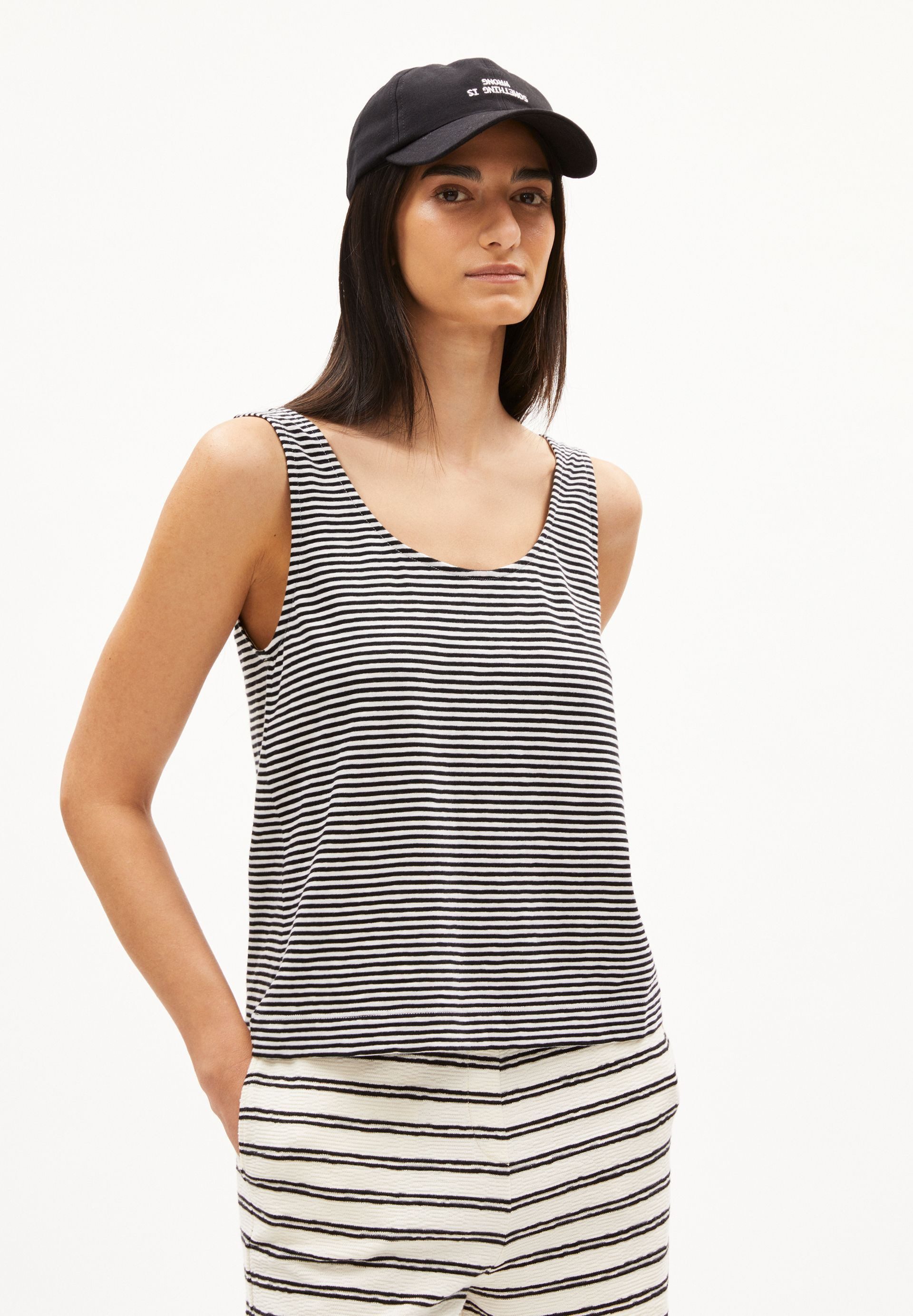 Armedangels T-Shirt MINAAMI LITA Top aus Bio-Baumwolle Regular Fit