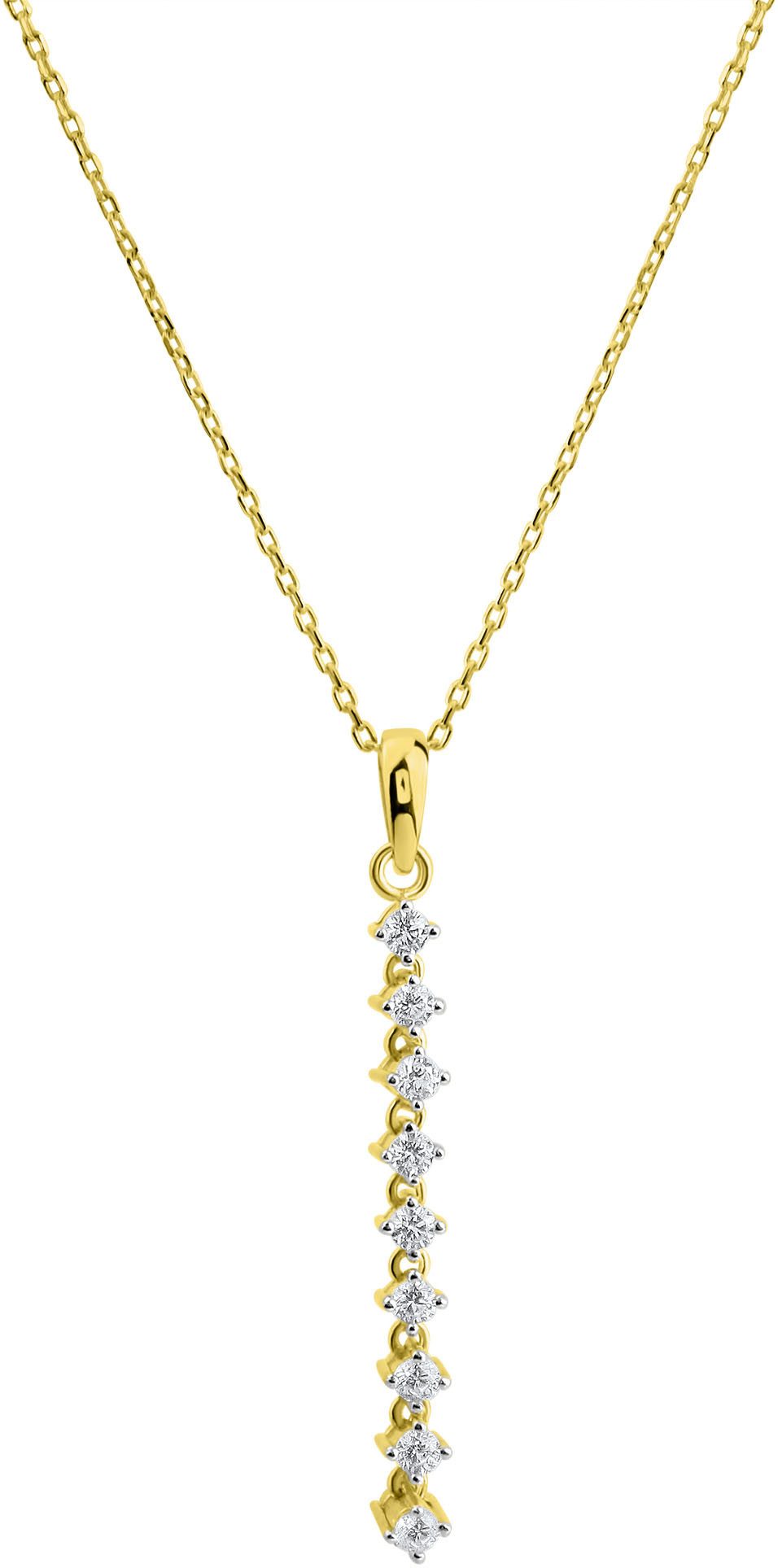 Kette mit Anhänger Schmuck Geschenk Gold 375 Halsschmuck Halskette Ankerkette