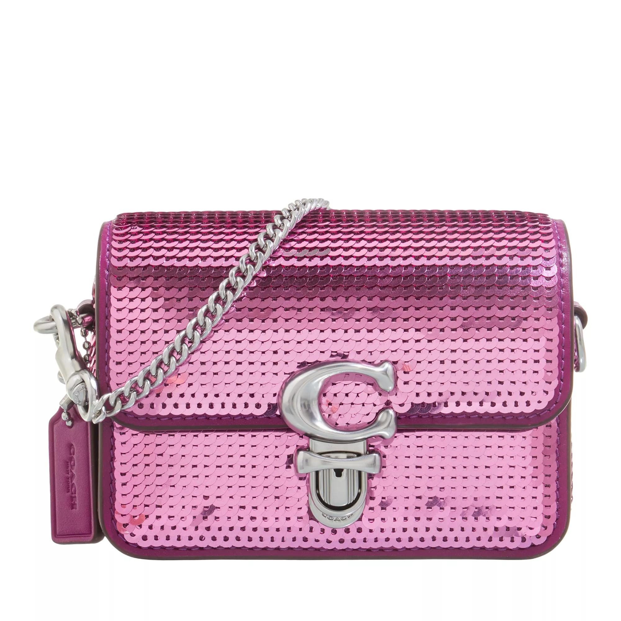 COACH Messenger Bag pink keine Angabe 1 tlg. keine Angabe Material Synthetische Fasern Leder Metallkette